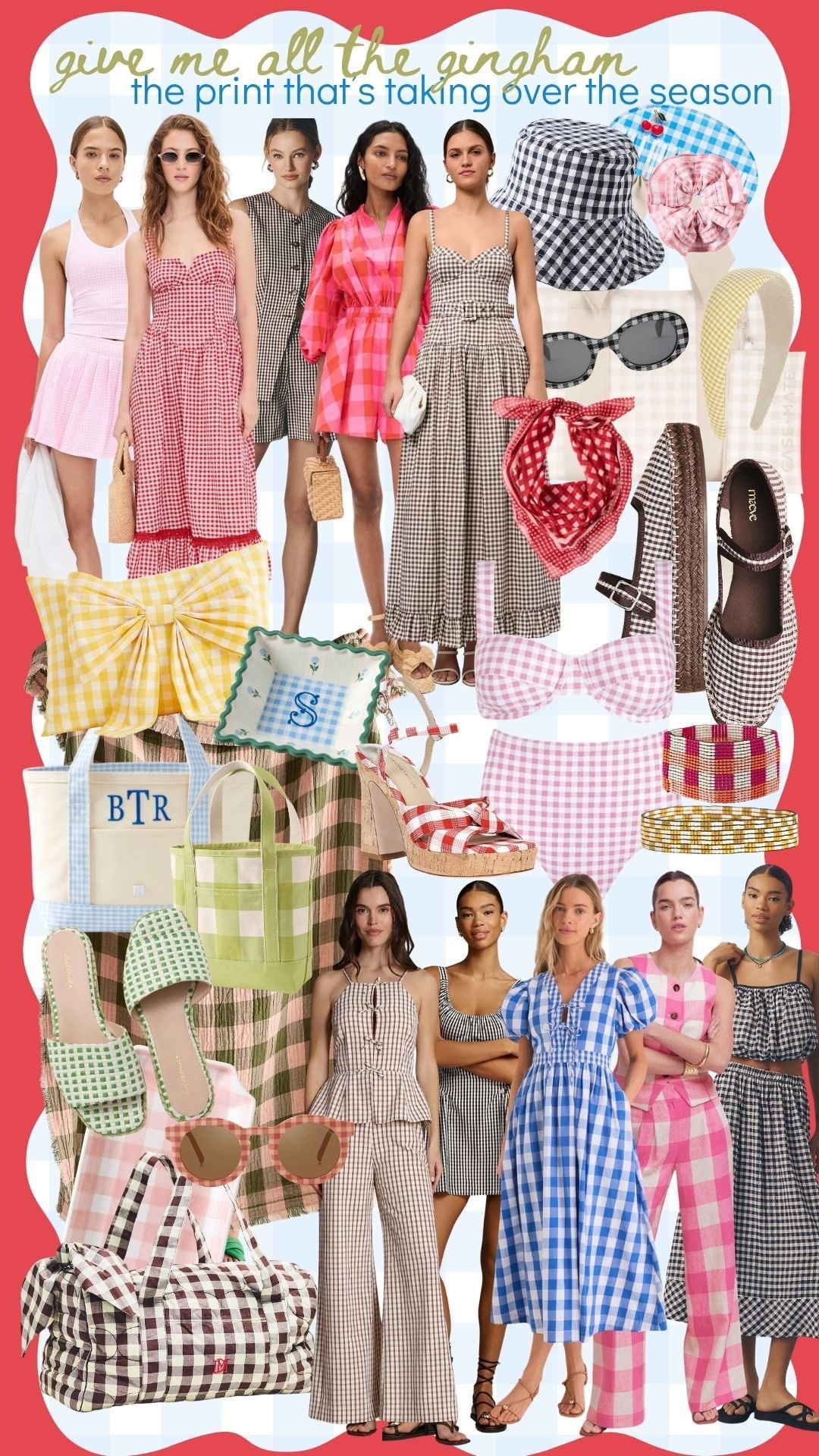 give me all the gingham 

#LTKHome #LTKSwim #LTKOver40