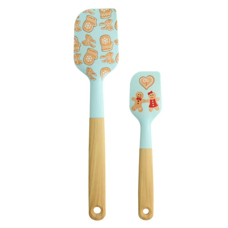 Holiday Time 2 Piece Silicone Spatulas – Pink, Brown and Blue | Walmart (US)
