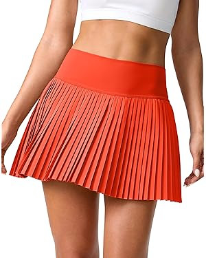 Pleated Tennis Skirt for Women with Pockets Shorts Women's High Waisted Lightweight Athletic Golf... | Amazon (US)