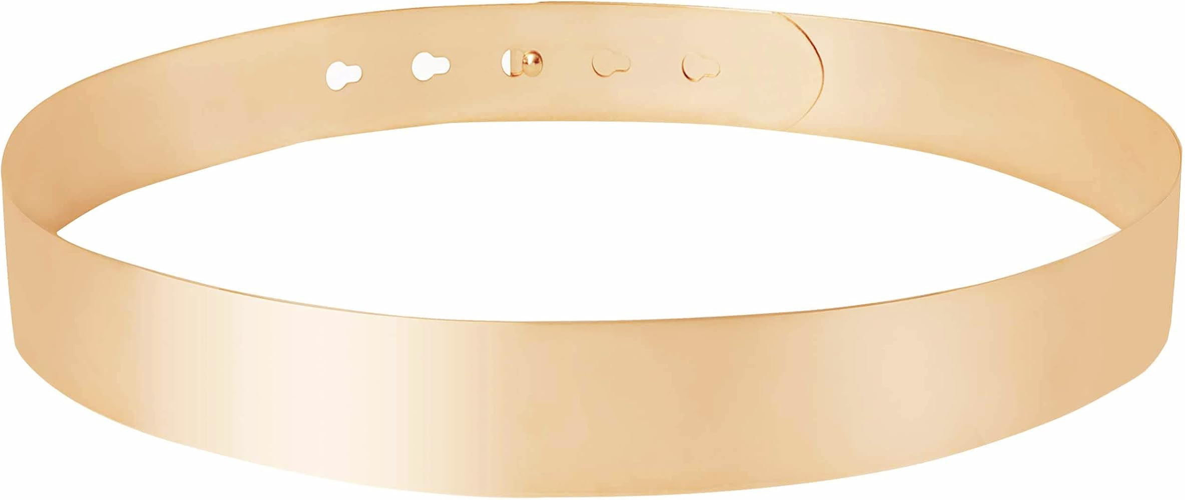 BABEYOND Metal Waistband Skinny Belt Adjustable Waist Strap Belt for Dress | Amazon (US)
