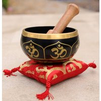 Fast Shipping Tibetan Singing Bowl Complete Set Hindu Om ~ For Meditation, Chakra Healing, Prayer, Y | Etsy (US)