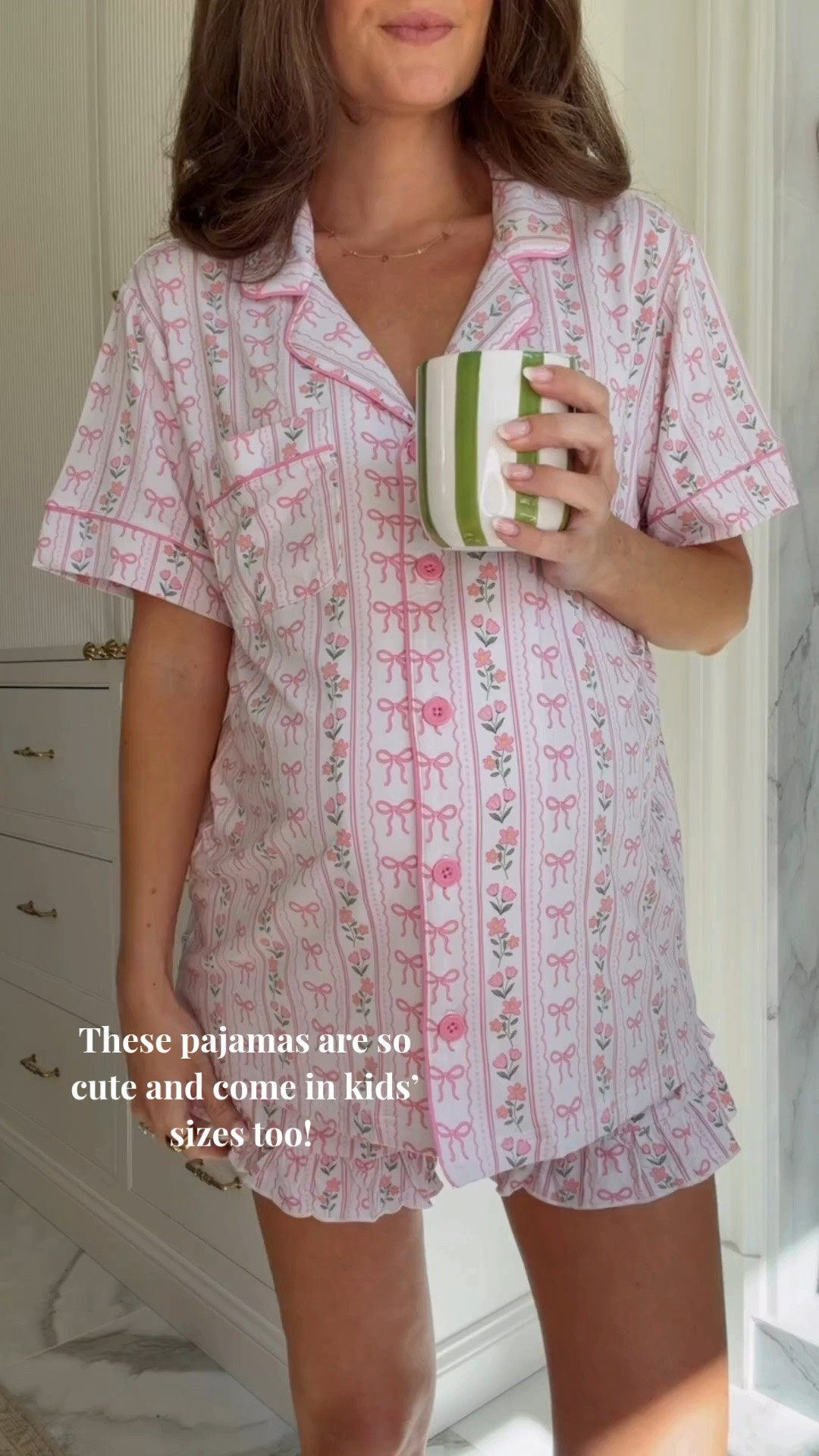 These pajamas are so cute and come in kids’ sizes too! 🎀

#LTKmomlife #LTKBump #LTKBaby