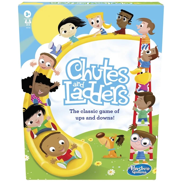 Chutes and Ladders Kids Board Game, Games for Preschoolers, 2-3 Players, Christmas Gifts for Kids... | Walmart (US)