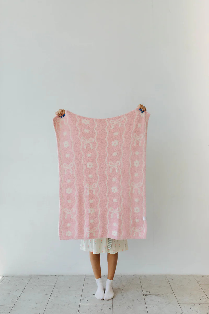 Pink Wave Baby Blanket (30*40) | Shop Staykation
