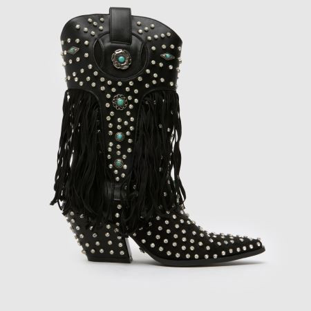 Womens Black Azalea Wang Greyson Western Boots | schuh | Schuh