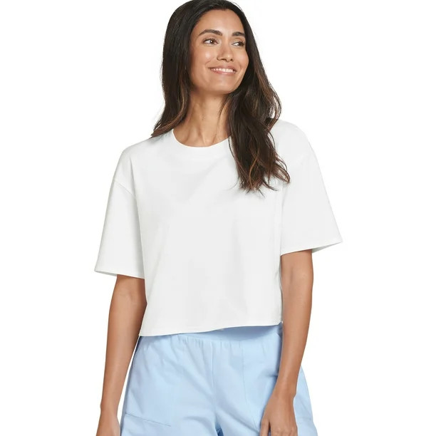Jockey® Essentials Women's Cotton Stretch Sleep Crop Top, Sizes S-3X - Walmart.com | Walmart (US)