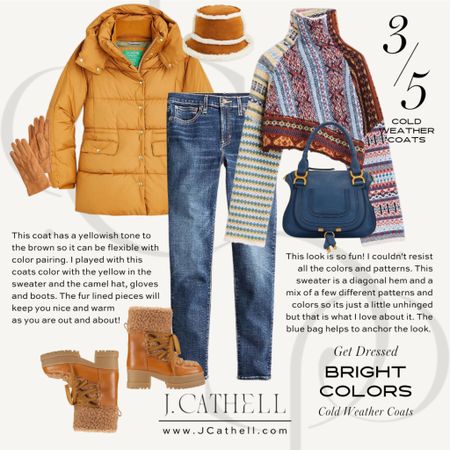 This is a fun and funky winter look, the bag completed it. The Chloe bag, jcrew coat, denim, winter boots and fun sweater are quite the combo.

#LTKstyletip #LTKSeasonal #LTKCyberweek
