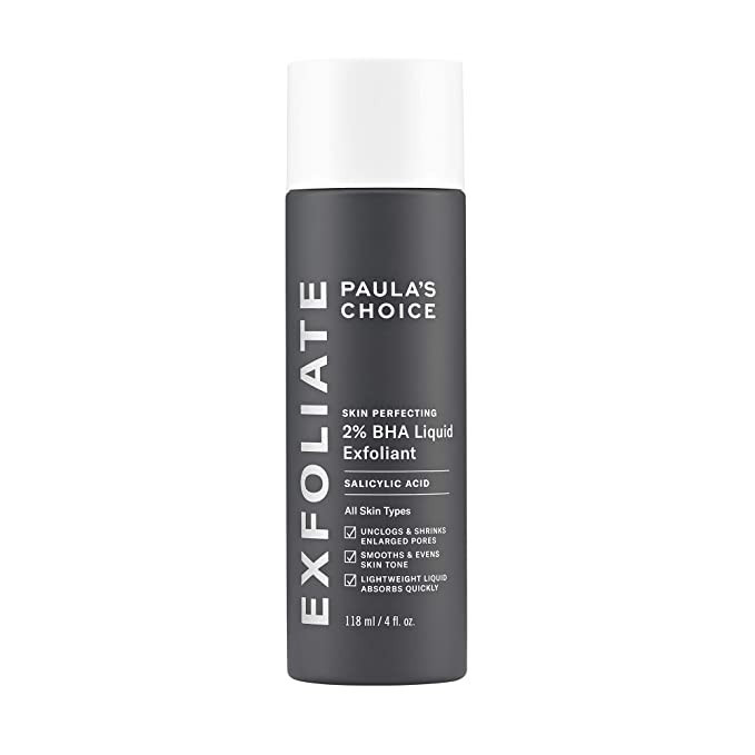 Paulas Choice--SKIN PERFECTING 2% BHA Liquid Salicylic Acid Exfoliant--Facial Exfoliant for Black... | Amazon (US)