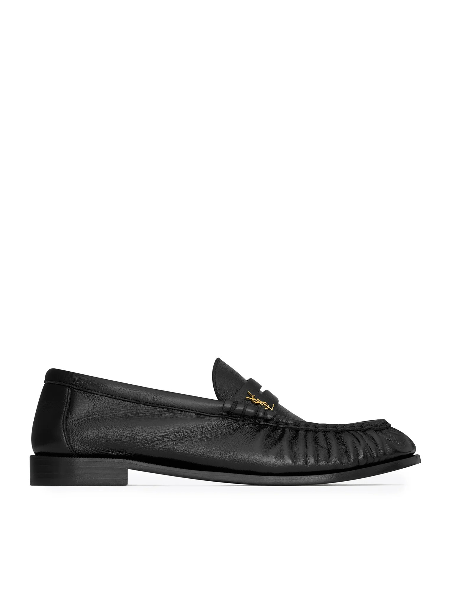 LE LOAFER LOAFERS IN POLISHED WRINKLED LEATHER - Saint Laurent - Man | Suitnegozi INT