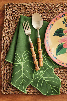 Farm Rio x Anthropologie Embroidered Napkin, Set of 2 | Anthropologie (US)