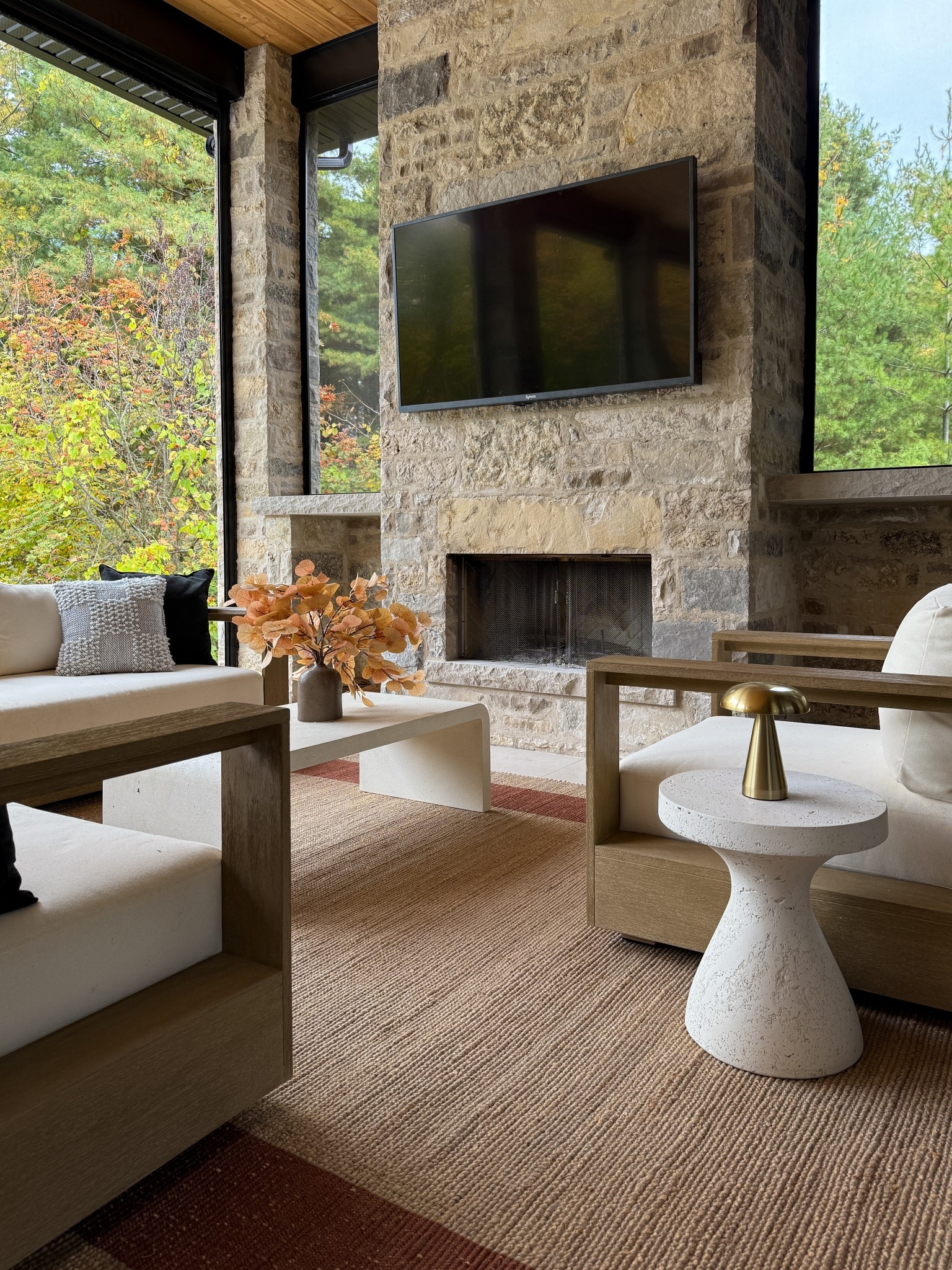 This rug brought so much warmth to this space! Loving the earthy tones and texture🤎

#LTKHome #LTKSeasonal #LTKStyleTip