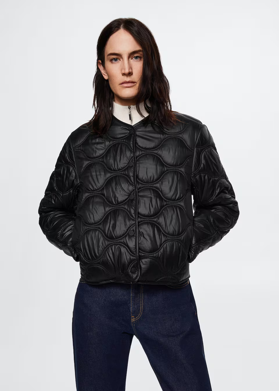 Ultralight button down jacket | MANGO (US)