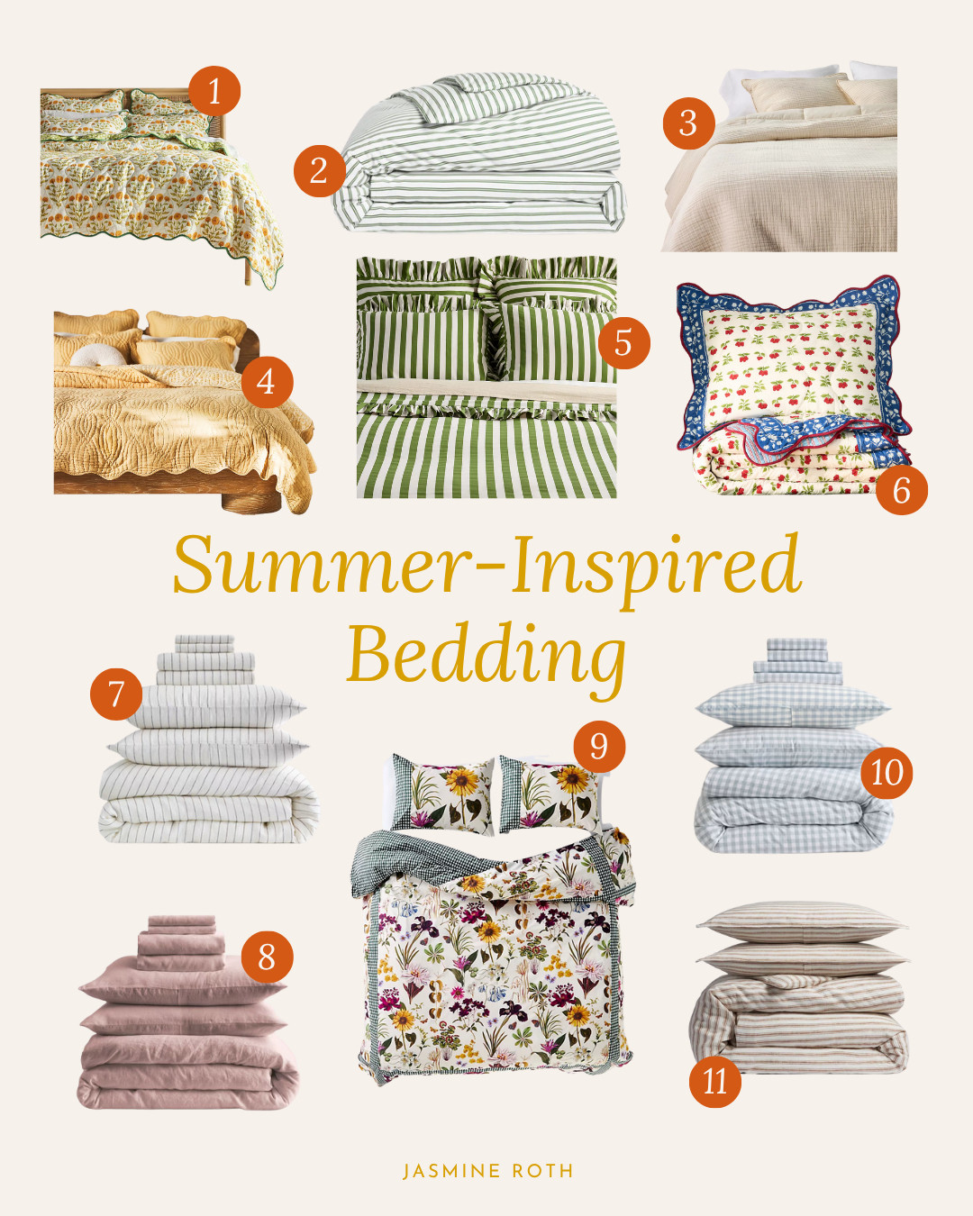 Bedding for Summer Bedroom Refresh 

 #LTKSummerEdit #LTKHome #LTKFindsUnder100