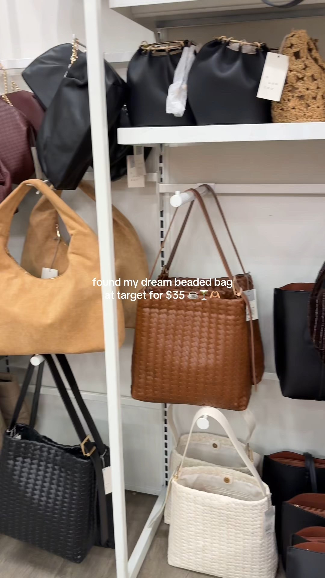 Found my dream beaded bag at Target today for $35! The cutest espresso martini purse perfect for yourself or a holiday gift 🍸☕️

#LTKHoliday #LTKCyberWeek #LTKGiftGuide