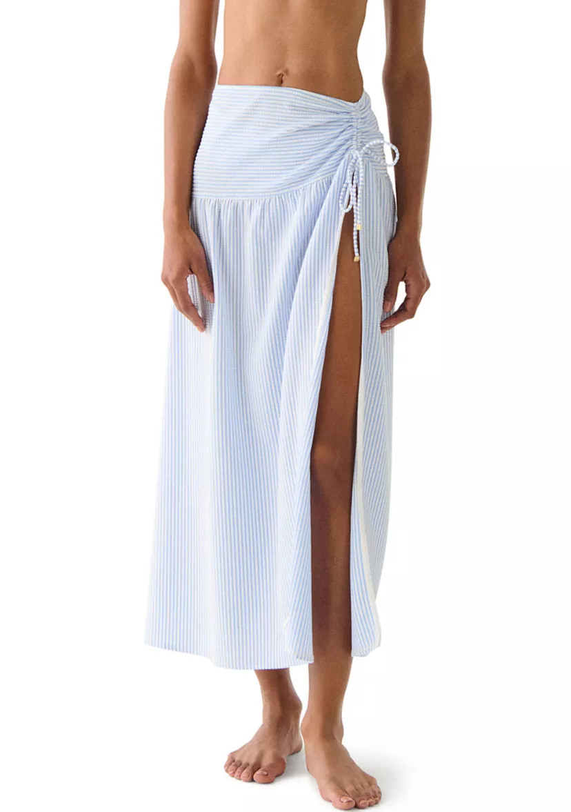 Tide Stripe Swim Cover Up Skirt | Belk