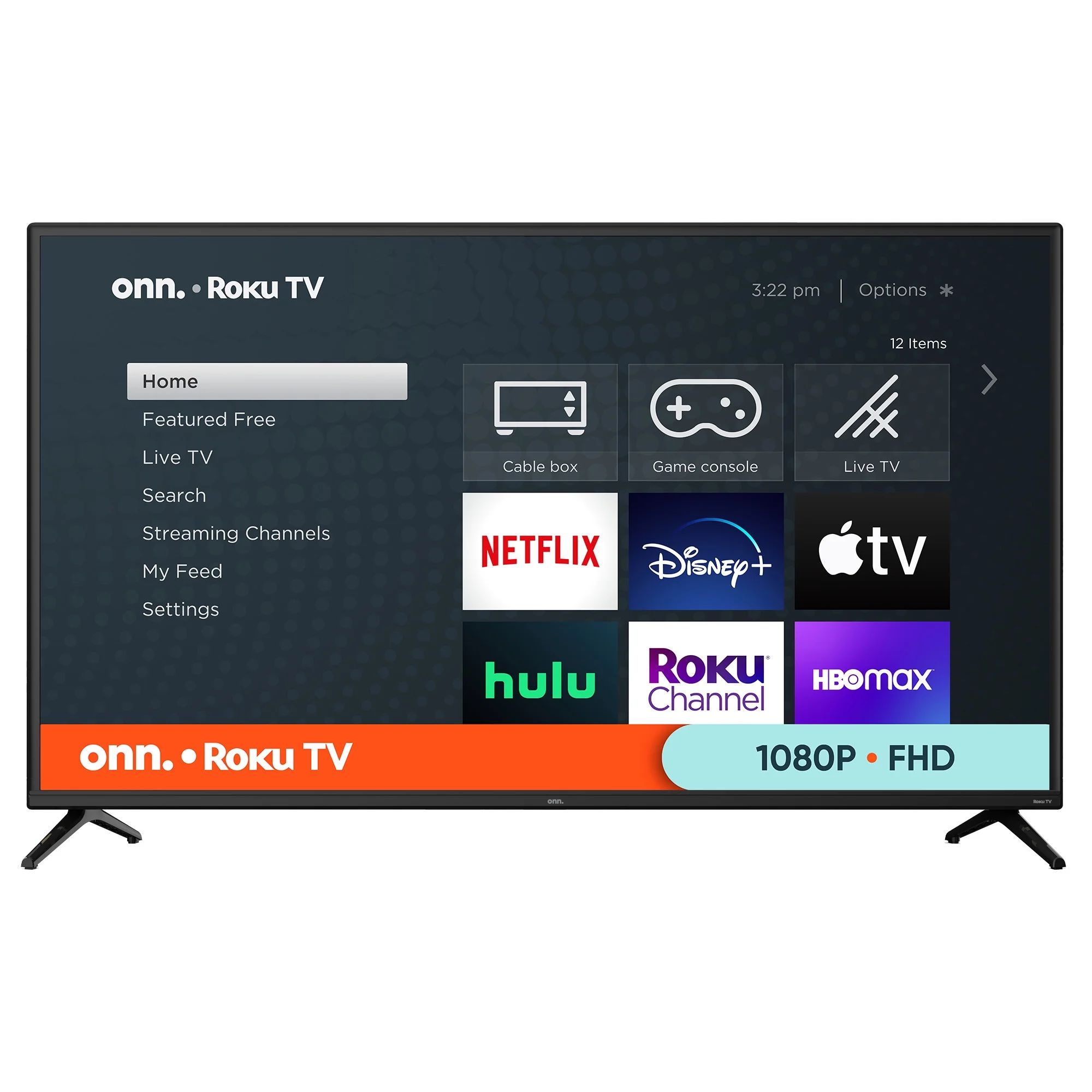 onn. 42” Class FHD (1080P) LED Roku Smart TV (100068372) - Walmart.com | Walmart (US)