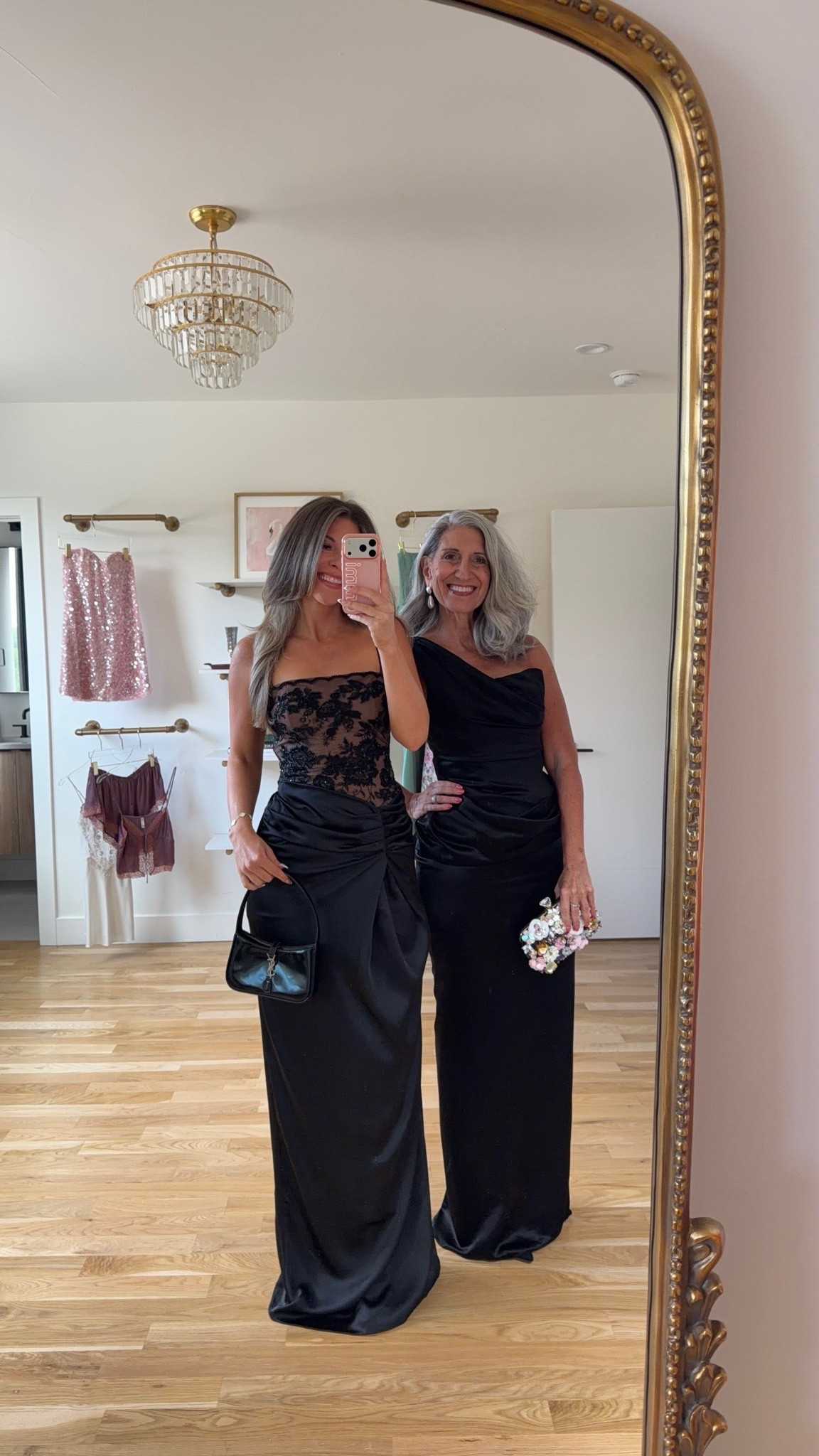 mom and me black strapless satin sheer floral-embroidered bodice black one-shoulder satin ruched bodice black tie wedding guest dresses 💍

electric picks code: emerson20 
vici code: emerson30

I normally wear a small/2
 
mom wears a medium/6


mom & me dresses, wedding guest dresses, mother of the bride, mother of the groom, wedding guest outfit ideas, black tie, cocktail attire

#LTKgrwm #LTKOver40 #LTKWedding