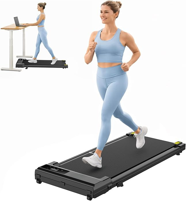 STRIDEMAX Quiet Folding Treadmill with Manual Incline, 2.5HP Under Desk Walking Pad, Basic LED Di... | Amazon (US)