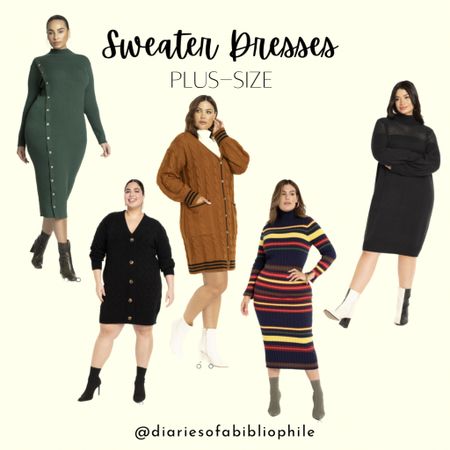 Sweater dress, winter dress, plus-size dress, plus-size sweater dress, Eloquii, sale alert, end of year sale 

#LTKplussize #LTKmidsize #LTKSeasonal