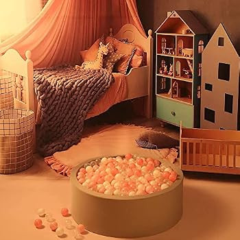 GOGOSO Balls for Ball Pit - Ocean Ball for Toddlers 1-3, Ball Pool with Color Pink Light Pink, Wh... | Amazon (US)