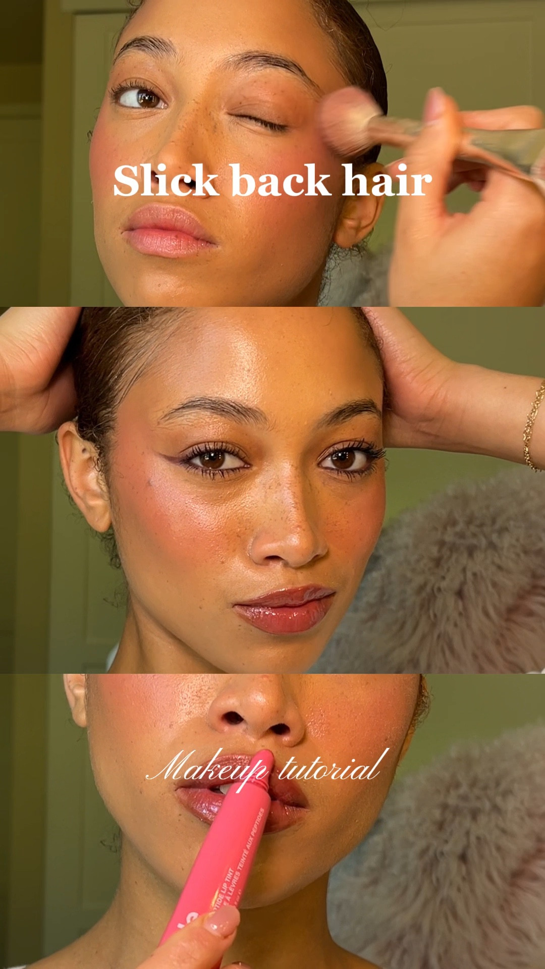 Slick back hair makeup tut

#LTKSeasonal #LTKBeauty #LTKWatchNow