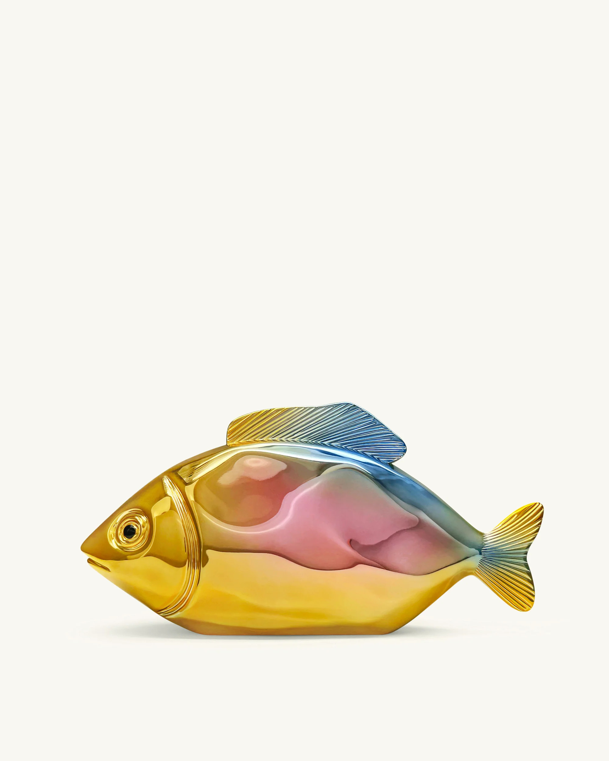 Fish Shaped Clutch - Gold/Blue | JW PEI US