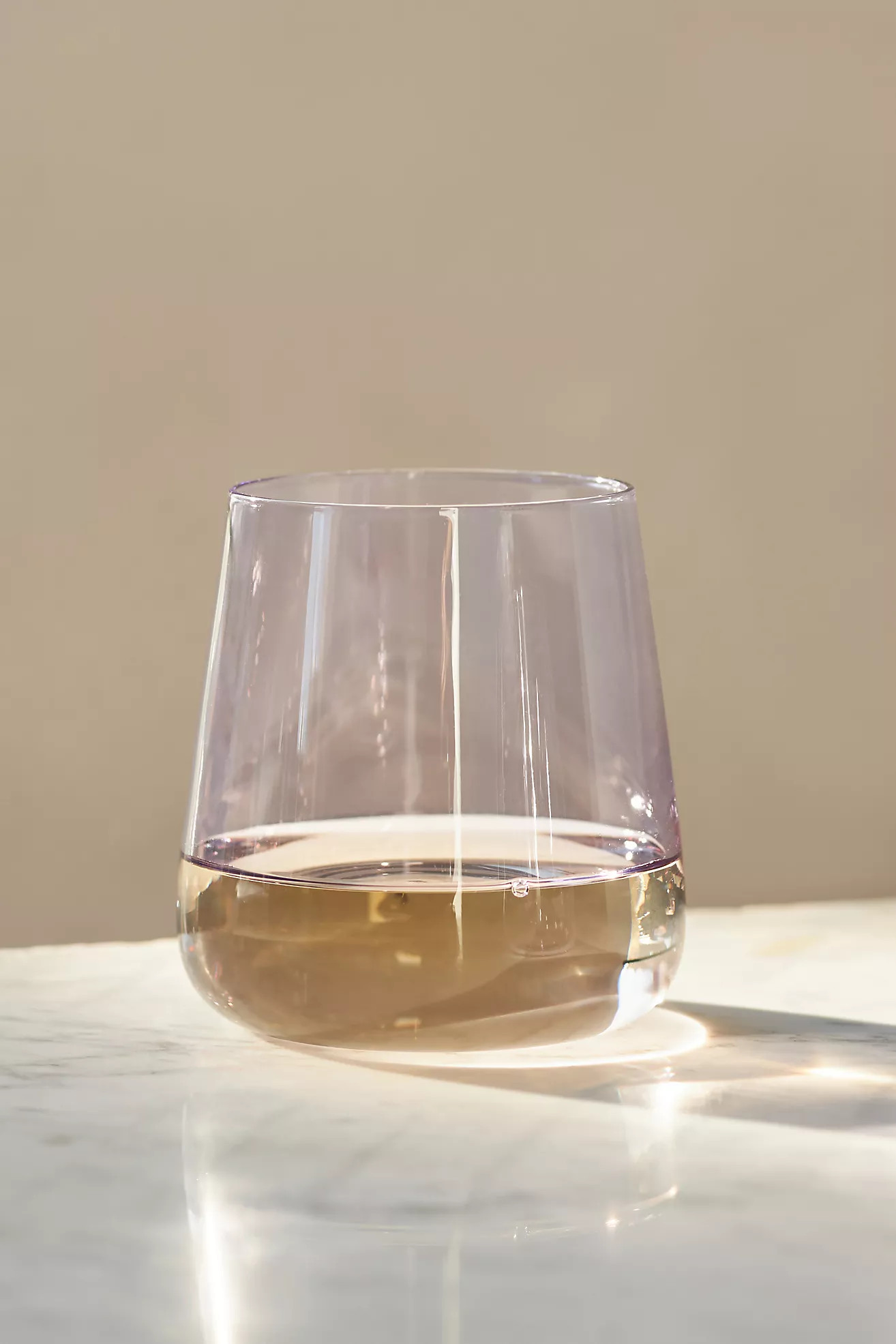 Morgan Stemless Wine Glasses, Set of 4 | Anthropologie (UK)