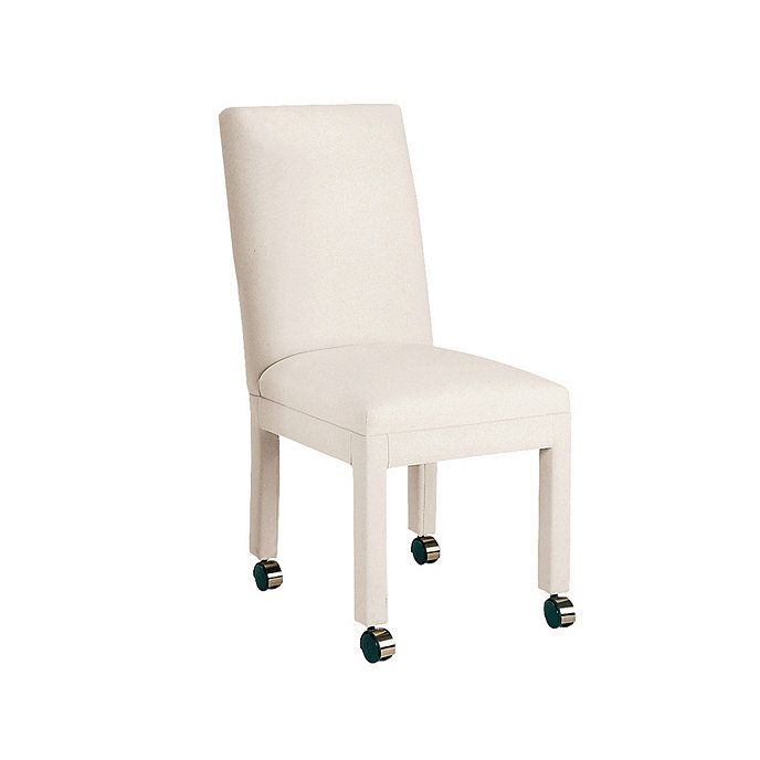 Parsons Upholstered Chair Frame with Casters | Ballard Designs, Inc.