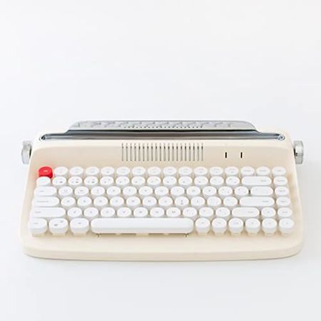 YUNZII ACTTO B303 Wireless Keyboard, Retro Bluetooth Typewriter Keyboard with Integrated Stand for Multi-Device (English, Ivory Butter)

#LTKunder100 #LTKhome