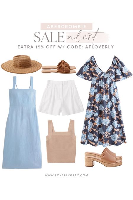 Abercrombie sale alert! Everything is 15% off plus and extra 15% with code: AFLOVERLY 🙌 stock up on dresses, shorts and more! I wear an XS/25

Loverly Grey, sale alert, summer pieces

#LTKFind #LTKSeasonal #LTKsalealert