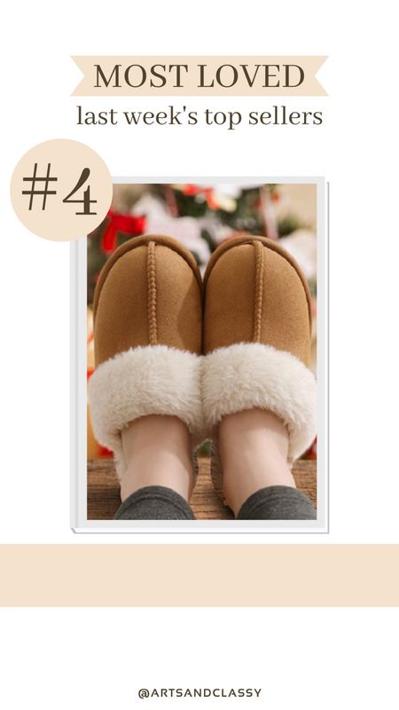 These cozy slippers are one of this weeks most loved finds! I own these and love them. They’re a great Ugg dupe from Amazon and you can’t beat the price!

#LTKsalealert #LTKfindsunder50 #LTKshoecrush