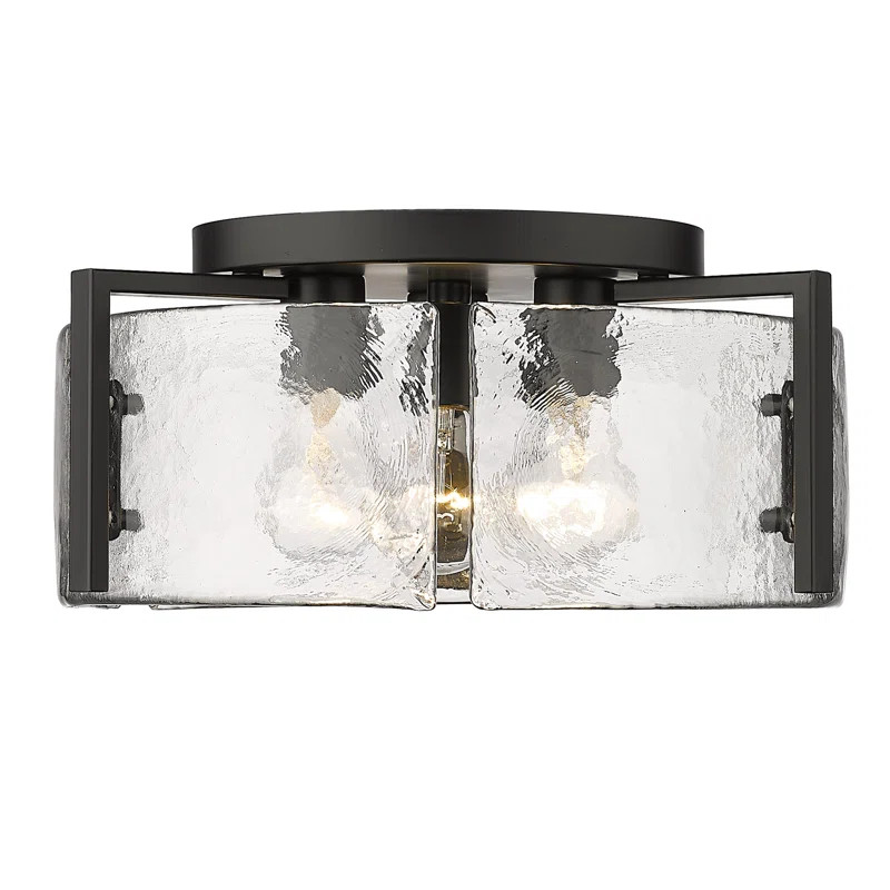 Kourtney Glass Flush Mount | Wayfair North America