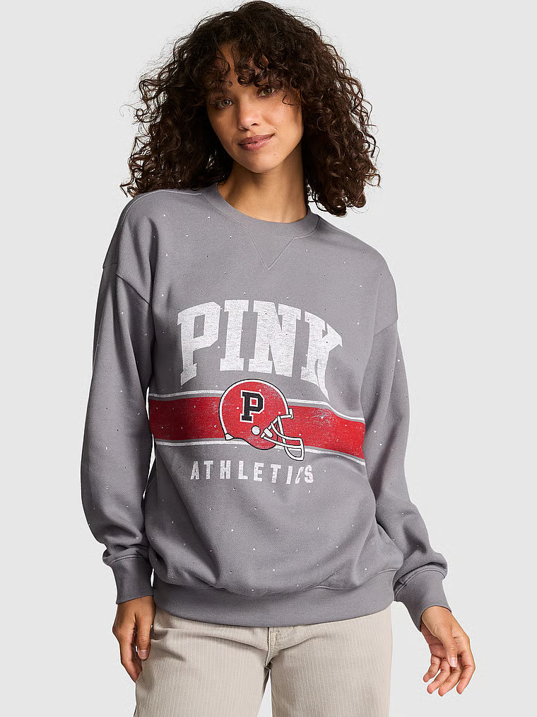 Ivy Fleece Oversized Crew Sweatshirt | Victoria's Secret (US / CA )