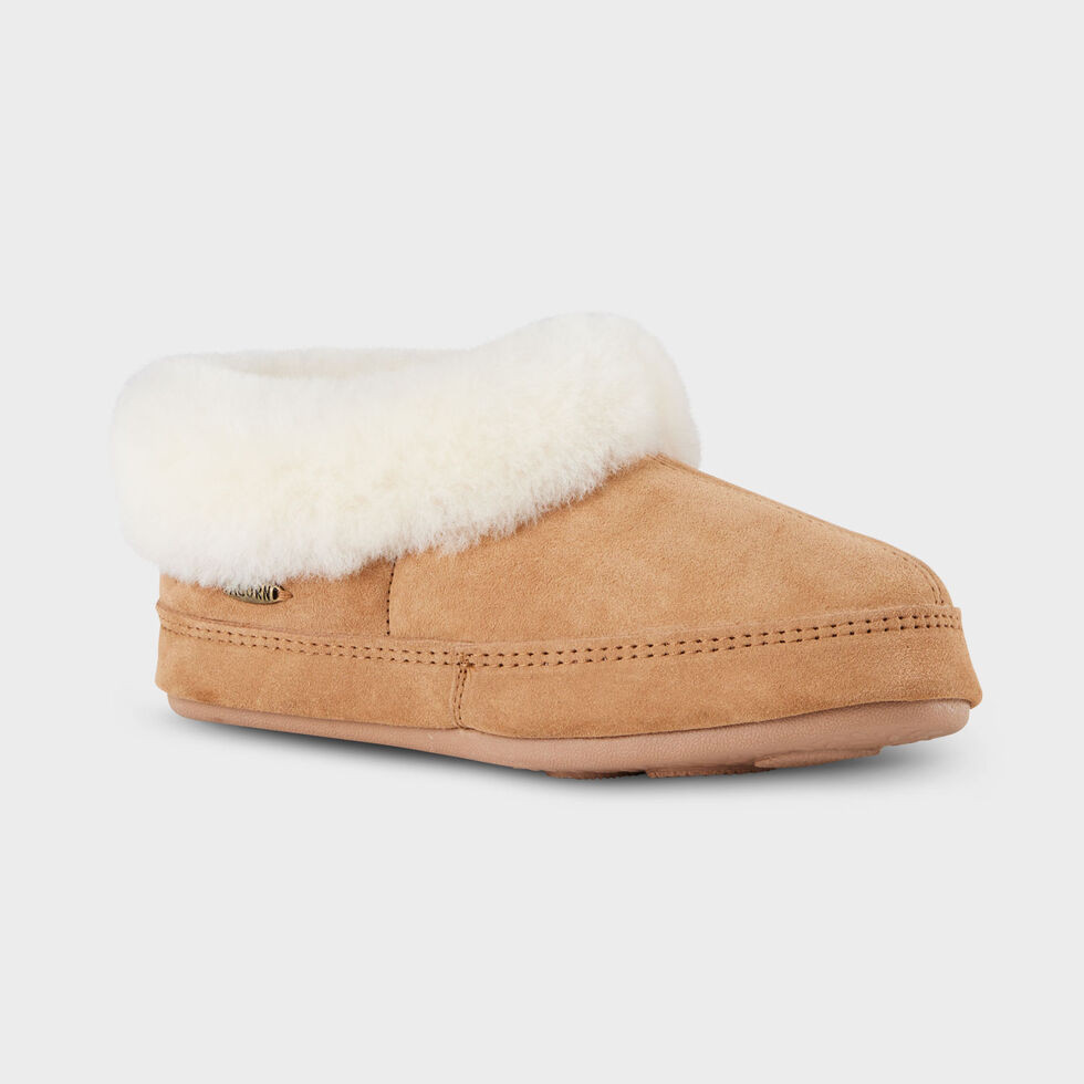 Women's Acorn Genuine Shearling Slippers | Duluth Trading Company
