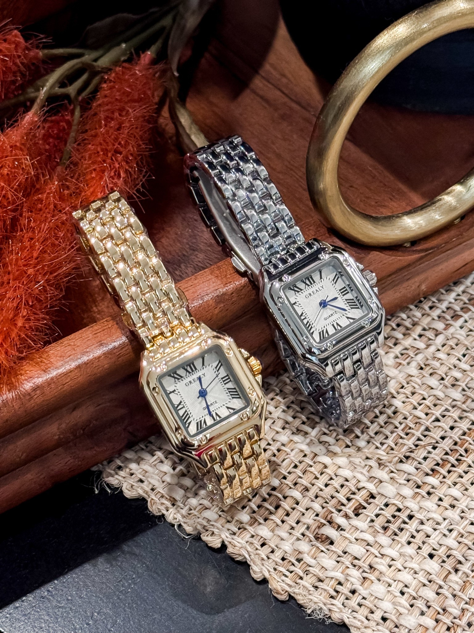 The THE GREALY® WATCH from Mccuet is the perfect blend of timeless elegance and everyday luxury. With its classic square face, Roman numerals, and signature woven link band, this stunning piece comes in both gold and silver to elevate any outfit. A chic, polished accessory you’ll reach for daily and a beautiful gifting favorite.

Chic Accessories • Classic Watch • Luxury Look For Less • Jewelry Lover • Capsule Wardrobe Style • Viral Fashion Finds • Gift Guide 2025 • Timeless Style • Classic Watch • Modern Elegance • Wardrobe Essentials • Jewelry Lover • Daily Style Inspo • Minimalist Fashion • Neutral Style • Polished Look • Mccuet • Grealy Watch • Viral Fashion Finds • Affordable Luxury • Elevated Basics 

#LTKStyleTip #LTKGiftGuide #LTKSaleAlert