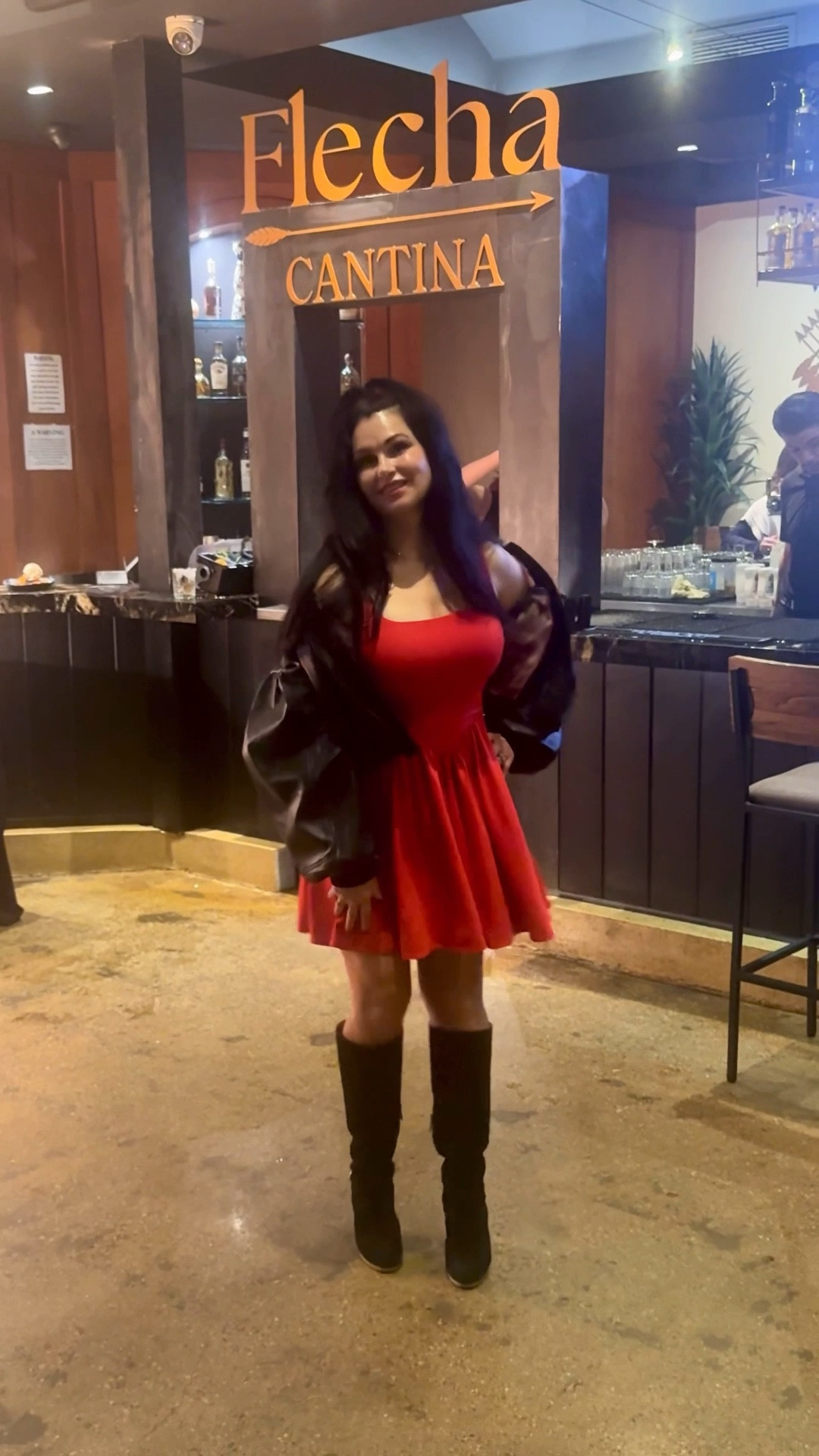 Date Night Outfit! ❤️

This red dress is so cute and comfy. I paired it with a black leather bomber jacket and tall black boots!

#marneystidbits #blackjacket #reddress #blackboots #leatherjacket
 

#LTKootd #LTKSaleAlert