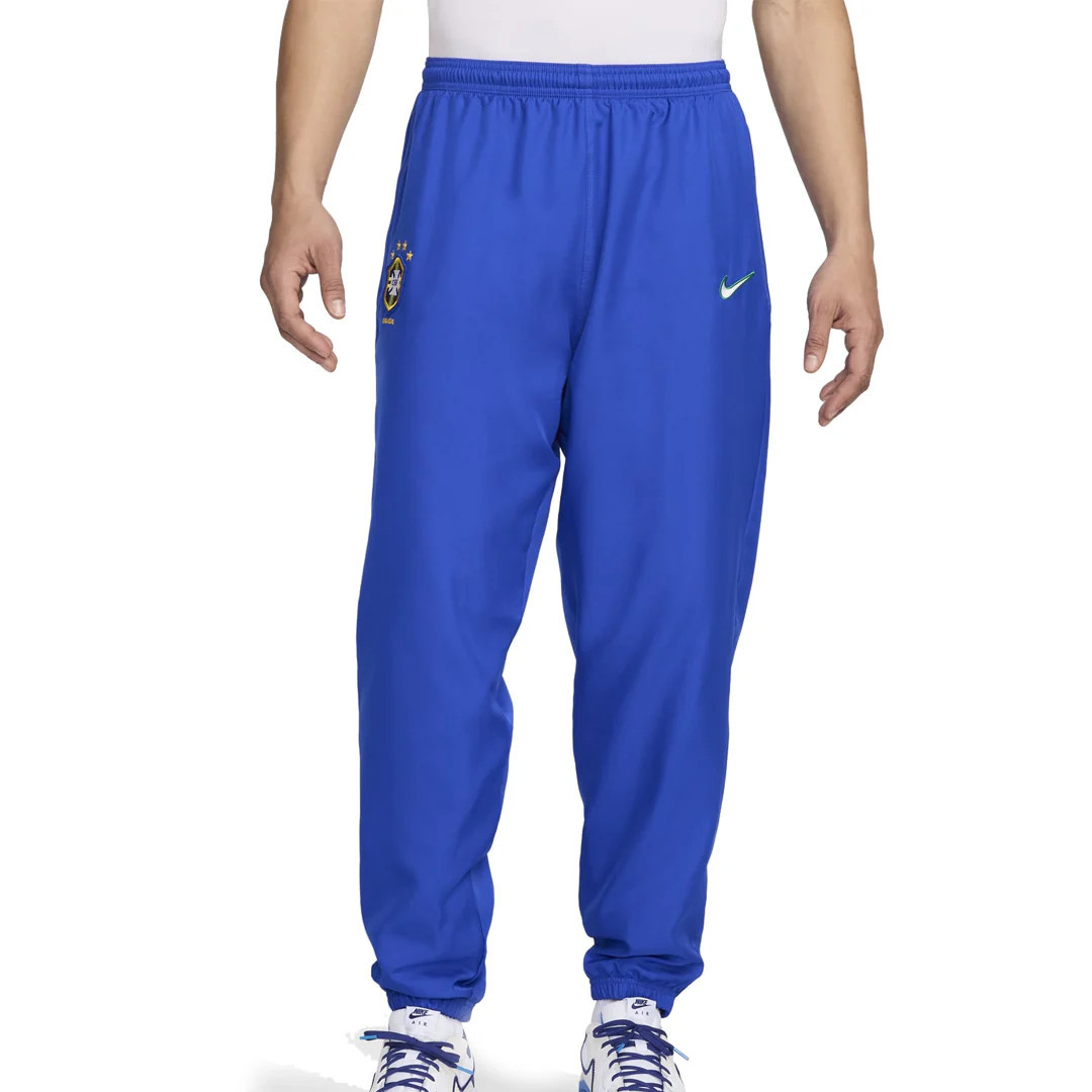 Nike Brazil 1998 Reissue Soccer Replica Track Pants 'Lyon Blue' | KICKS CREW