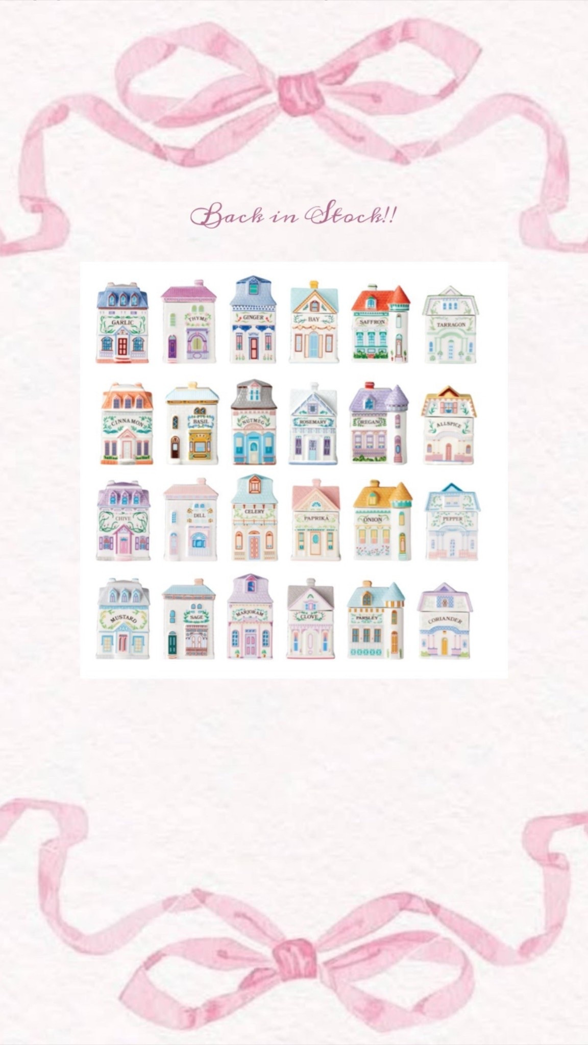 Every vintage, shabby chic lover needs a set of lenox spice village spice jars 💗😭🎀theyre perfect and look so cute in your kitchen!! 

#LTKHome