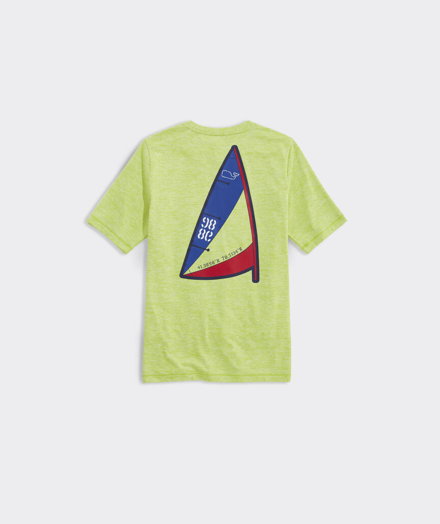 Boys' On-The-Go Sail Short-Sleeve Harbor Performance Tee | vineyard vines