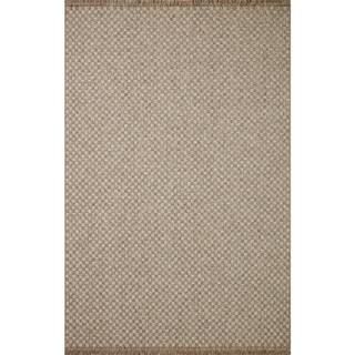 LOLOI II Dawn Natural Checkered 3 ft. 9 in. x 5 ft. 9 in. Indoor/Outdoor Area Rug DAWNDAW-02NA003... | The Home Depot
