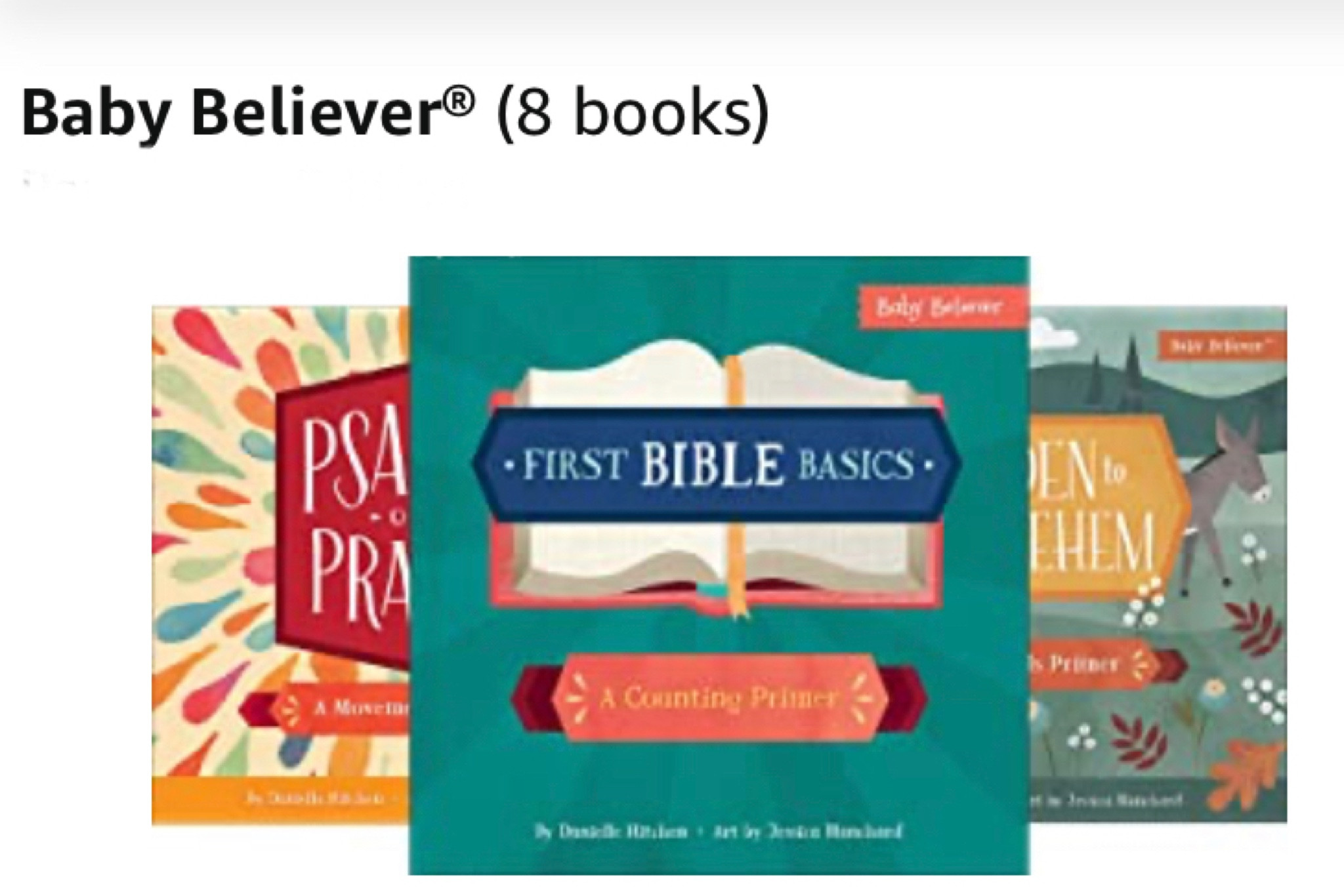 Website Description: “Baby Believer® primers are designed to grow with children, from early infancy through elementary school. In addition to basic Bible theology, Baby Believer® board books are filled with quotations from the Bible, creeds, hymns, church fathers, and other articles of faith to help reinforce the content and provide intellectual handholds for older children who possess a greater capacity for learning and memorization.”