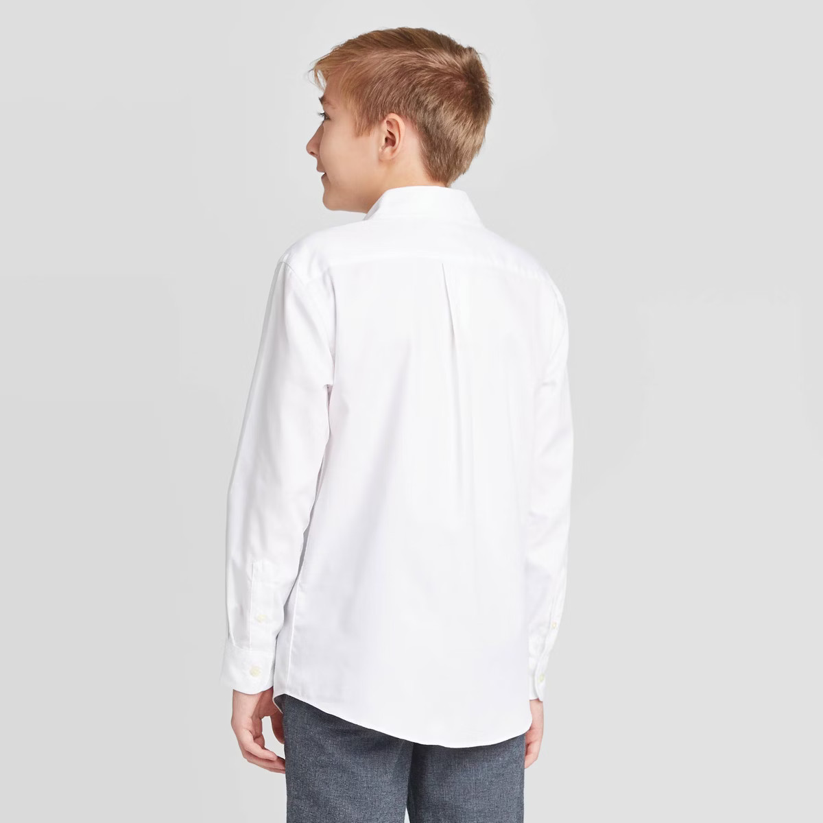 Boys' Long Sleeve Woven Button-Down Shirt - Cat & Jack™ | Target