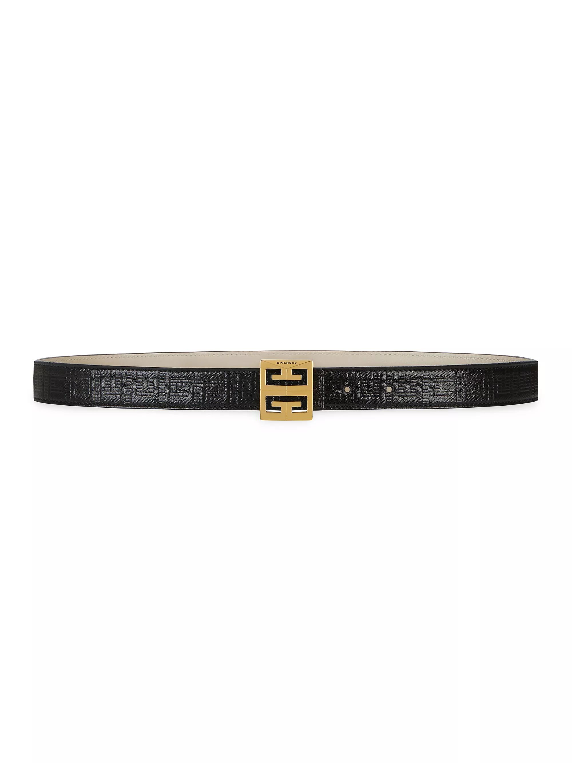 Details4G reversible belt in coated canvasReversible belt, in coated canvas, with 4G buckle4G met... | Saks Fifth Avenue