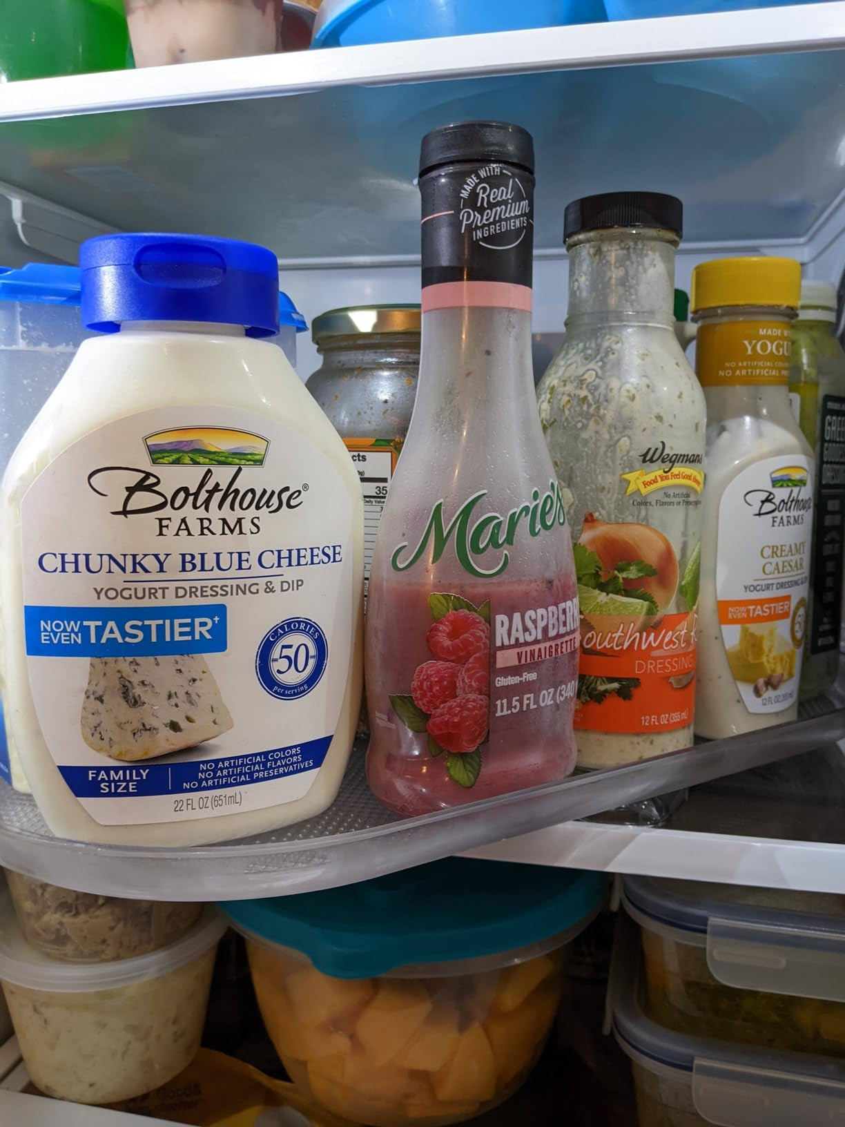 Amazon.com - LAMU Lazy Susan Turntable Organizer for Refrigerator, 15.67'' Clear Rectangular Frid... | Amazon (US)