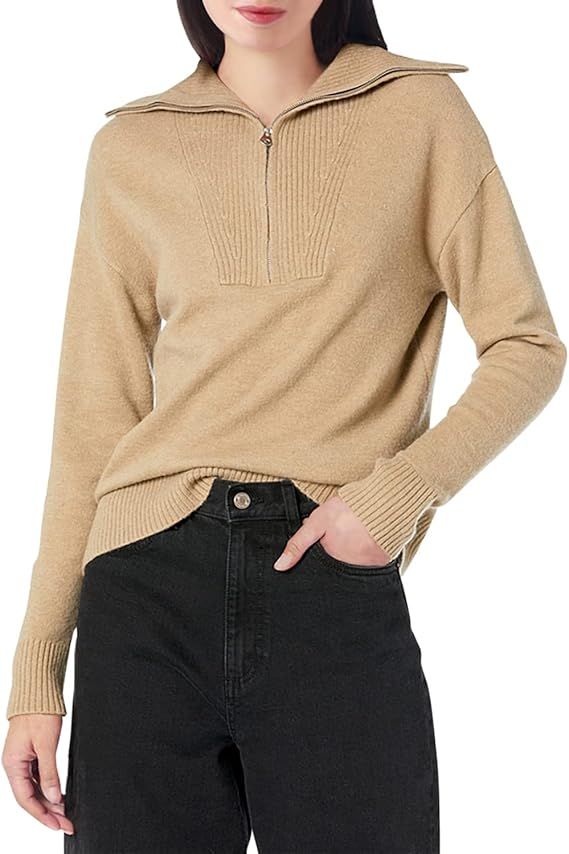 The Drop Women's Kai Half Zip Sweater | Amazon (US)