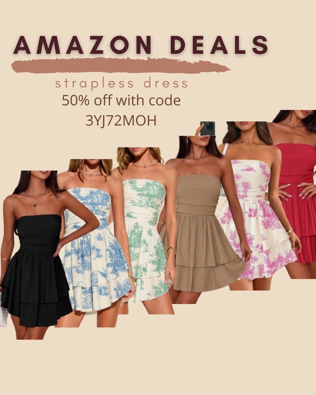 $13-$16 ends 2/2

Amazon fashion
Amazon deals
Strapless dress
Party dress


#LTKSaleAlert