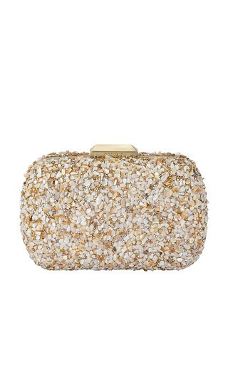 olga berg Savannah Pebble Clutch in Neutral. | Revolve Clothing (Global)