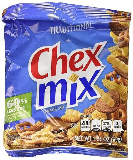 Chex Mix Traditional Snack Mix 60% Less Fat - 18 ct./1.75 oz | Amazon (US)