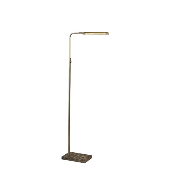 SAFAVIEH Renla 64.5 in. Traditional Floor Lamp, Brass Gold | Walmart (US)