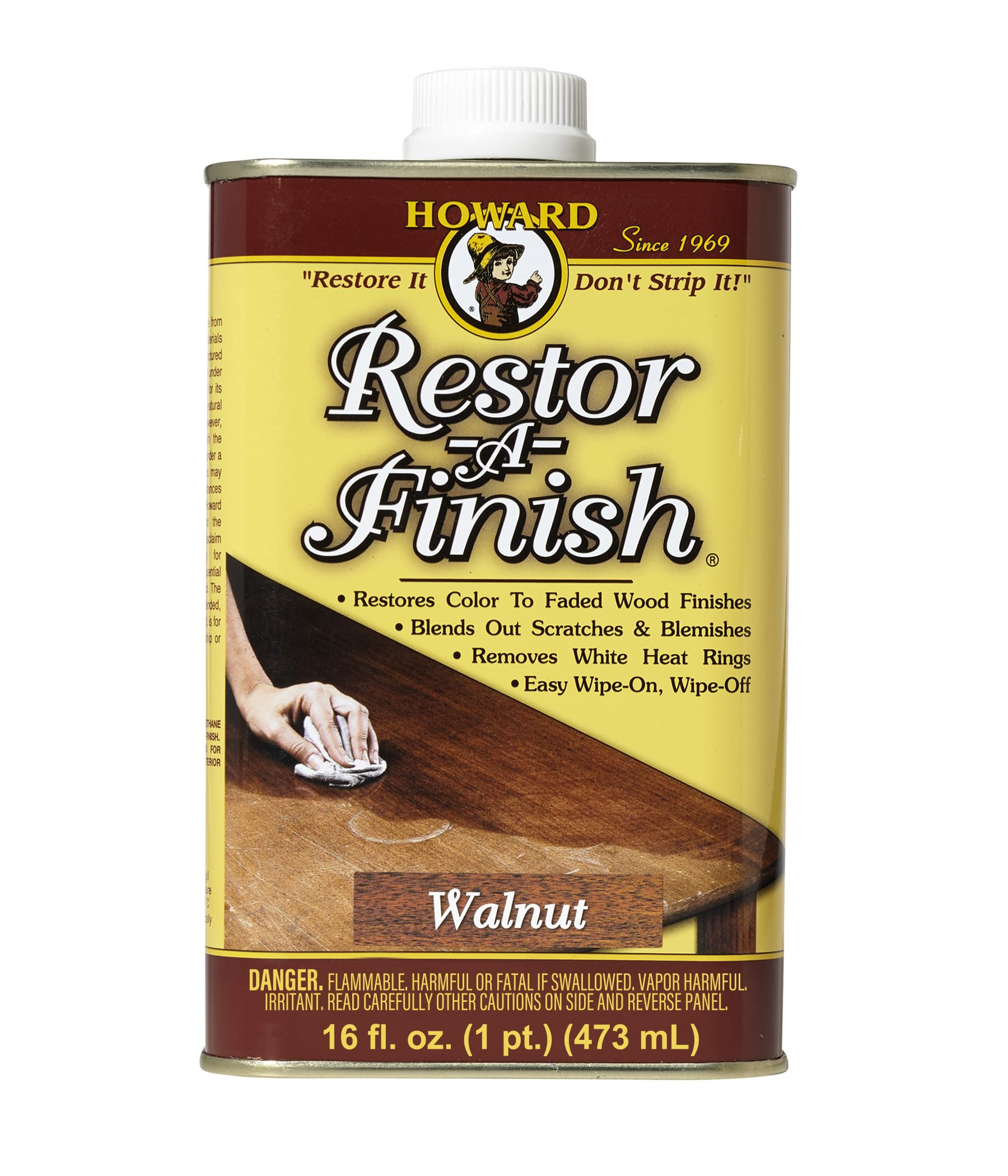 Howard Products RF4016 RF3016 Restor-A-Finish, 16 oz, Walnut, 16 Fl Oz | Amazon (US)